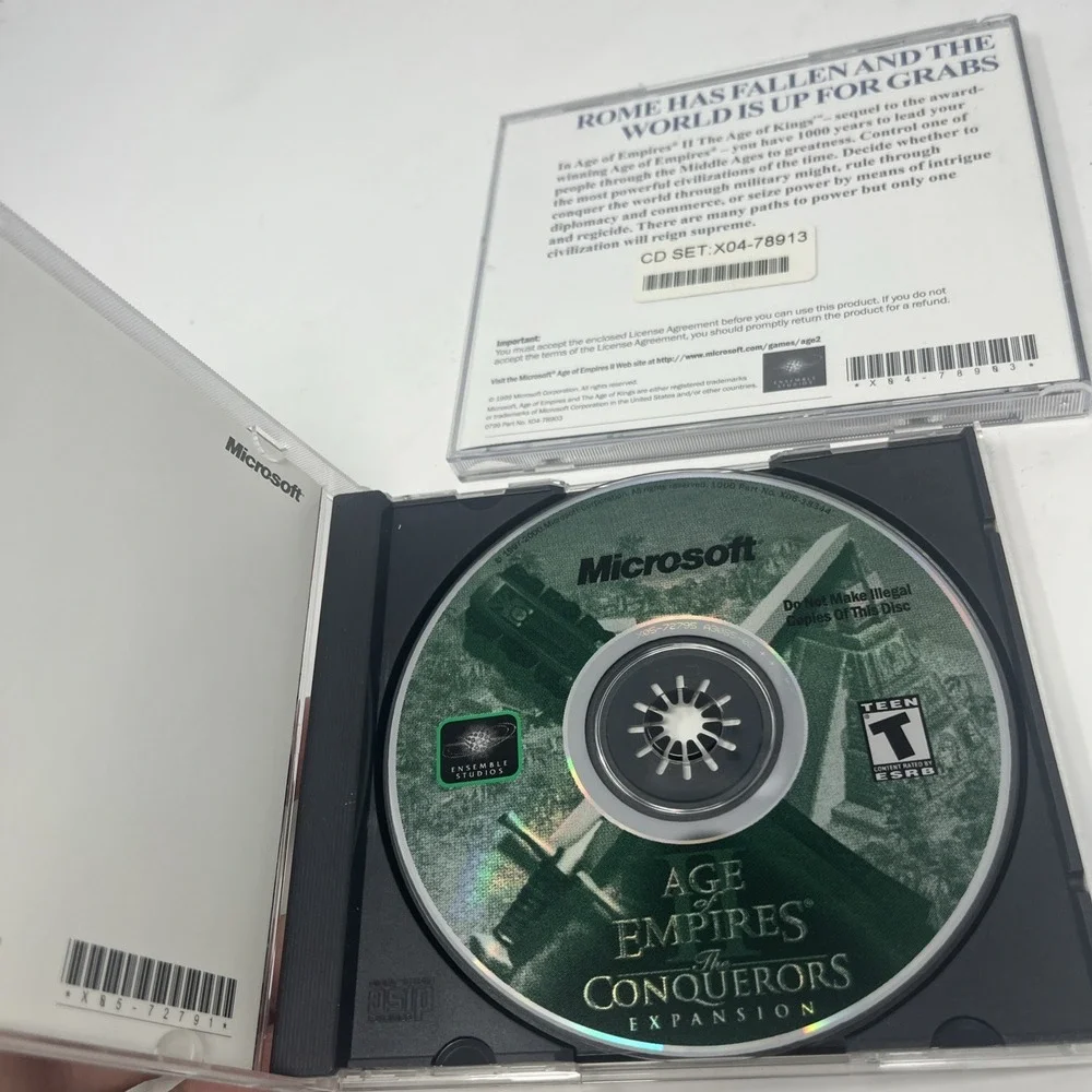 Age Of Empires 2 Expansion Lot The Conquerors The Age Of Kings PC Game